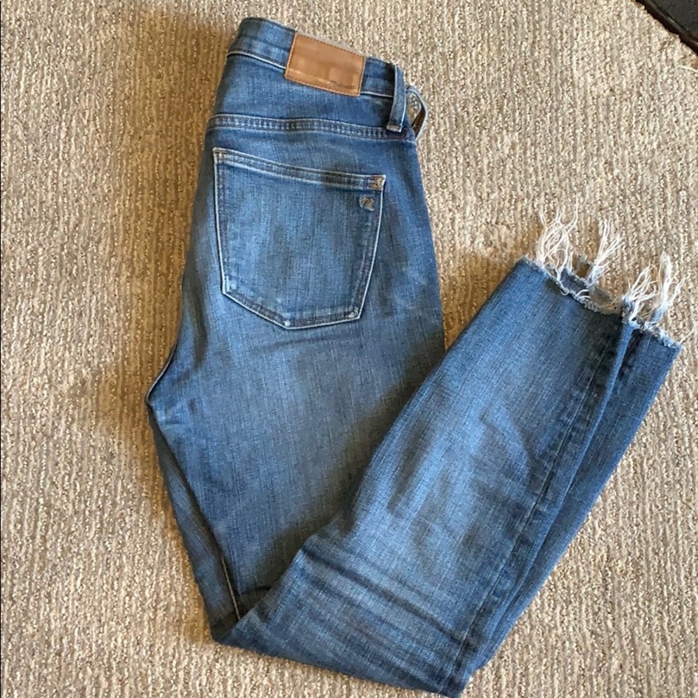 Madewell 9” high rise skinny jeans